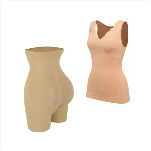 Vellomi Confidence Set with high-waist shaper shorts and sculpting cami